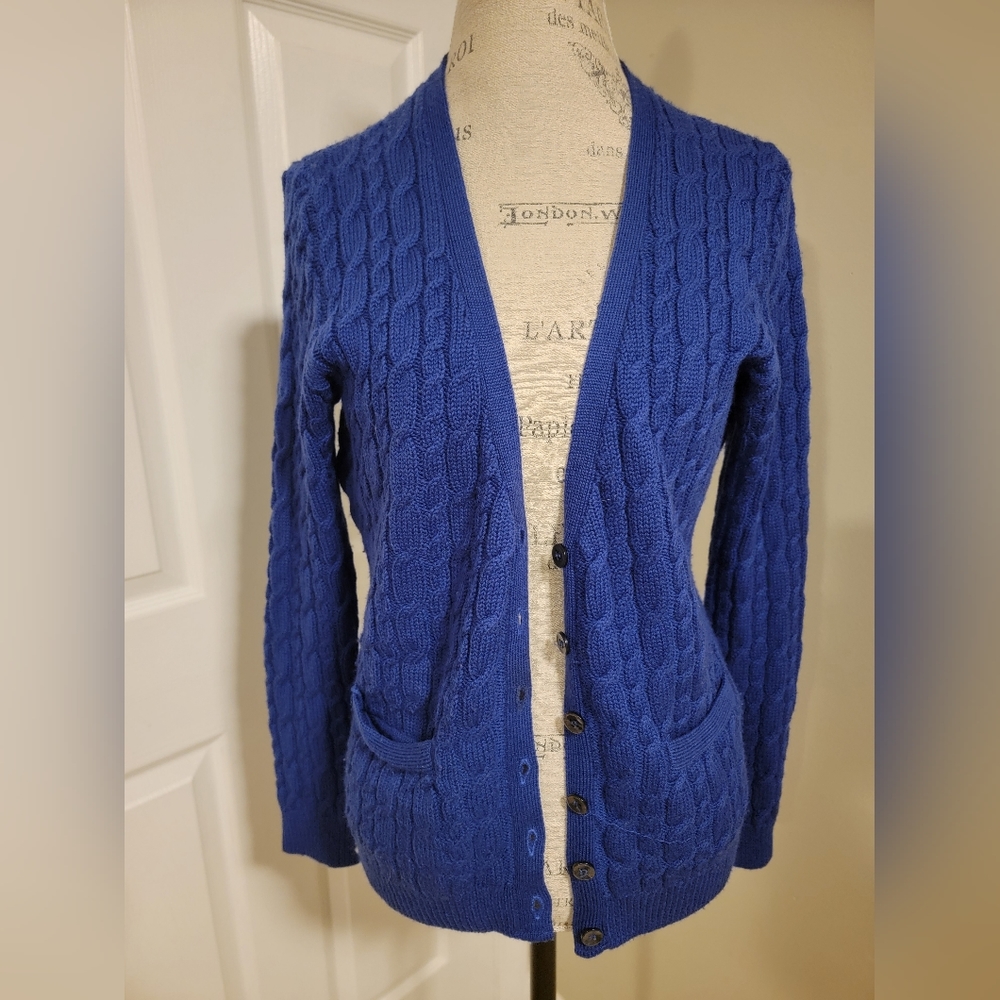 American Apparel Royal Blue size Medium cardigan